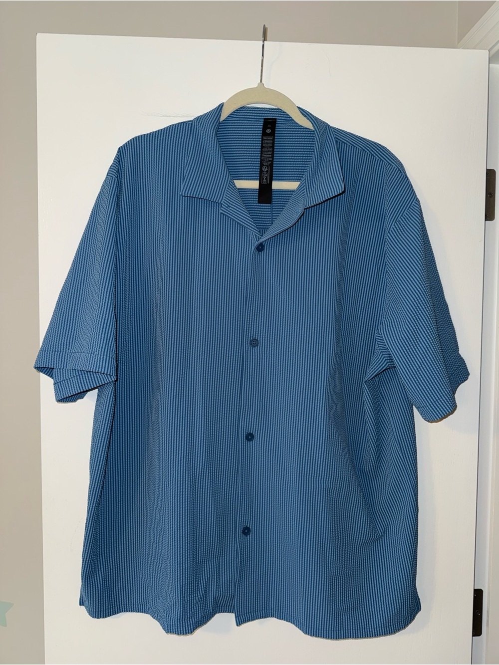 lululemon Textured Camp Collar Short-Sleeve Shirt